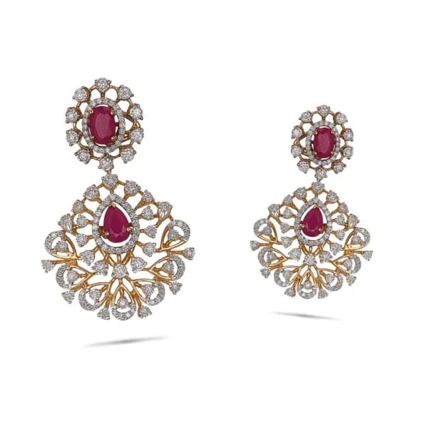 Classic Glamour Diamond Earrings