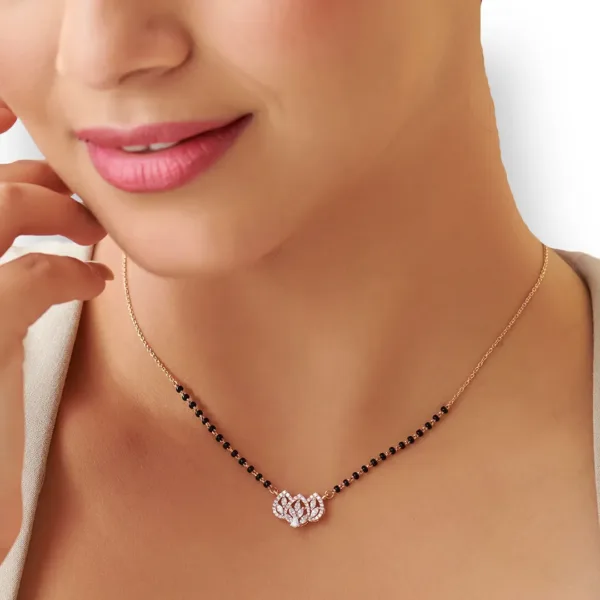 Celeste Diamond Mangalsutra – Soft Radiance