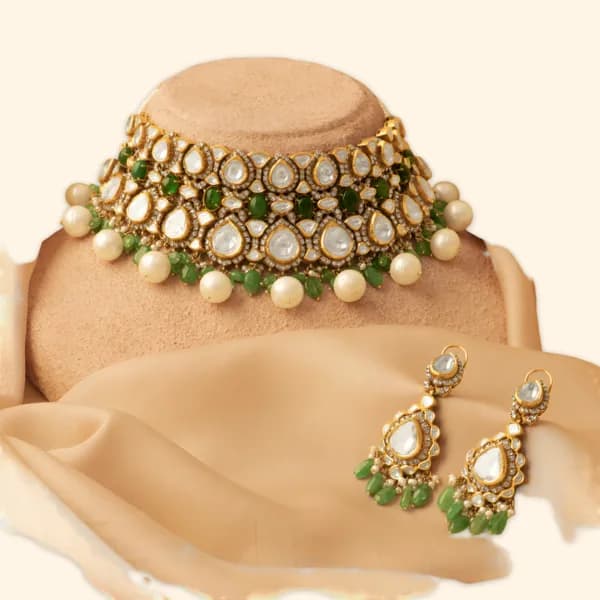 Regal Polki Diamond Set