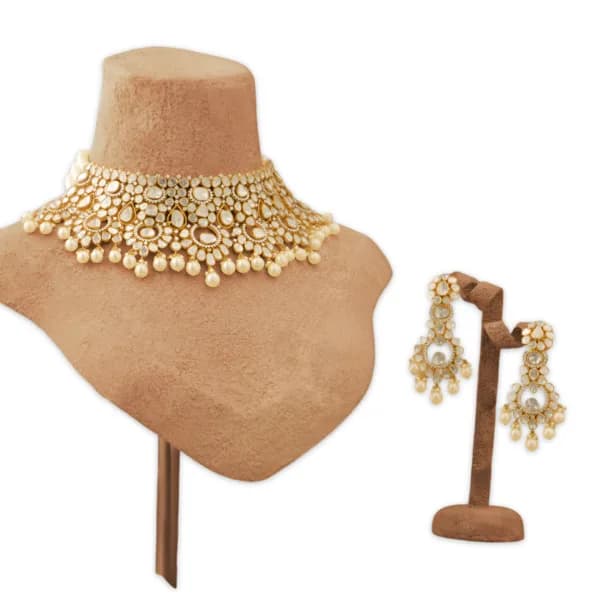Maharani Polki Diamond Jewellery Set