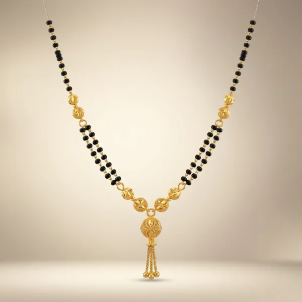 Contemporary Short Gold Mangalsutra