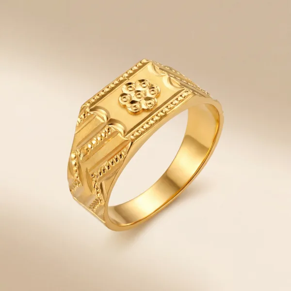 Prime Gold Ring – Refined Simplicity
